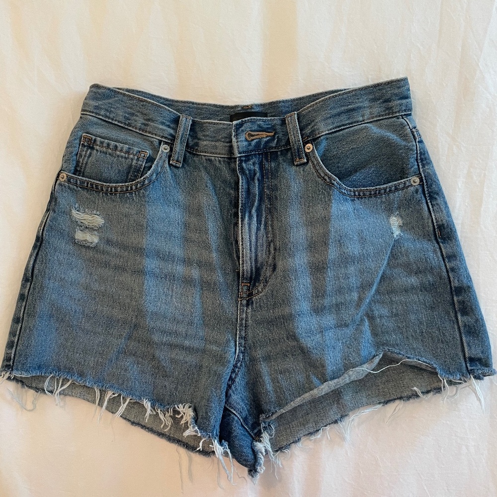 High Rise Jean Short